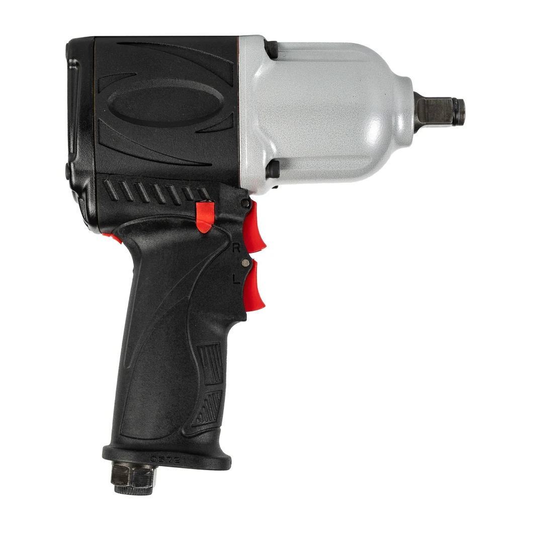 Llave de impacto neumática del aire de la llave de impacto del magnesio de la herramienta de aire de la impulsión cuadrada de la pulgada del 1/2 ligera pero durable
