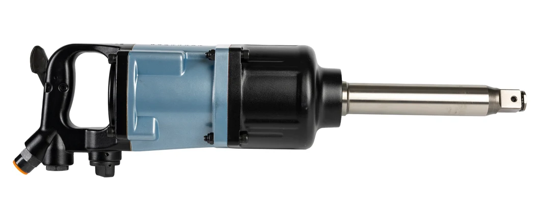 Pneumatic Wrench with 1 Inch Square, 3700 R. P. M Free Speed, 4000n. M Max Torque, Pinless Hammer Mechanism, Heavy Duty Composite Air Impact Wrench