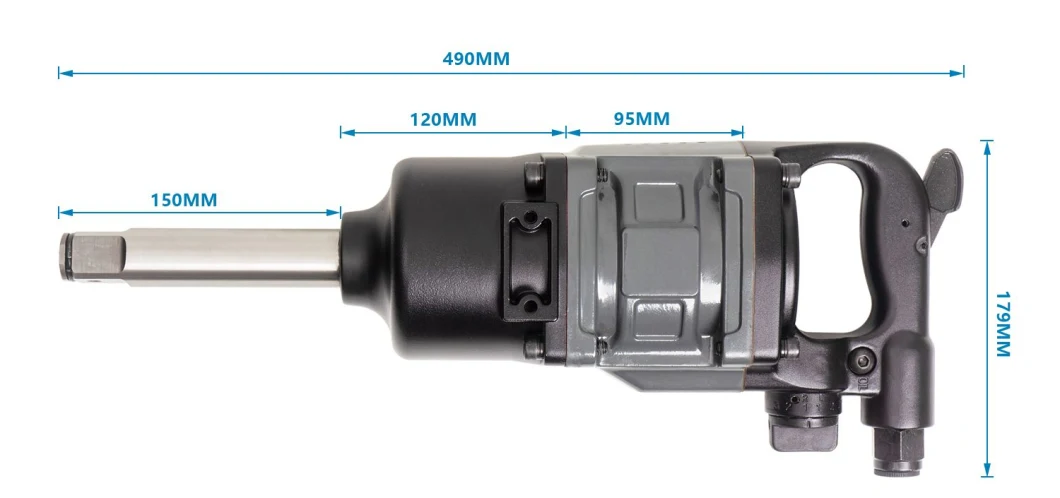 Tr-535 industrial profesional resistente neumático rápido y exacto de la llave de impacto del aire de 1 pulgada de impacto de la llave
