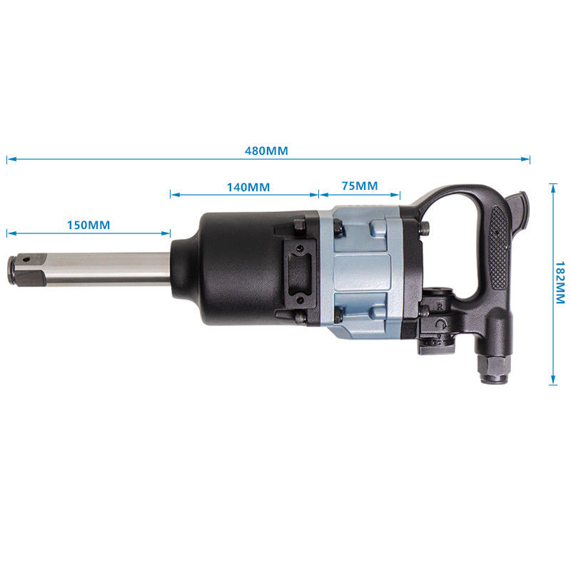 Llave de impacto eléctrica portátil más potente resistente del arma del impacto del aire de la impulsión de 1 pulgada