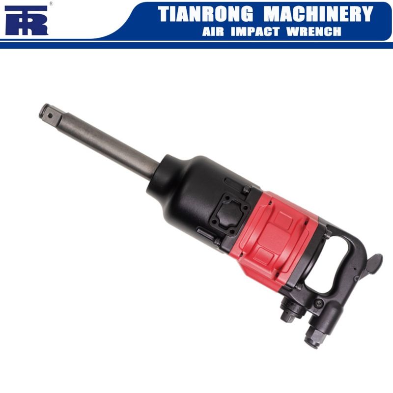 3000 N.M. Torque 1 pulgada llave de impacto de aire personalizado disponible 6 o 8 pulgadas longitud del yunque