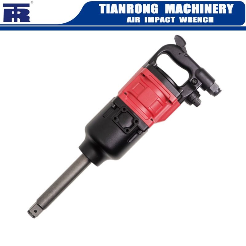3000 N.M. Torque 1 pulgada llave de impacto de aire personalizado disponible 6 o 8 pulgadas longitud del yunque