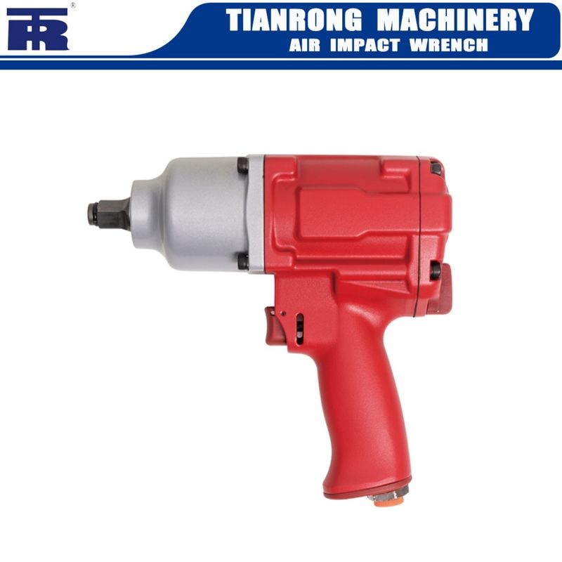 Pistola de impacto ligera de 1/2 pulgada de entrada de aire pequeña de 3/8 pulgadas de tamaño de manguera